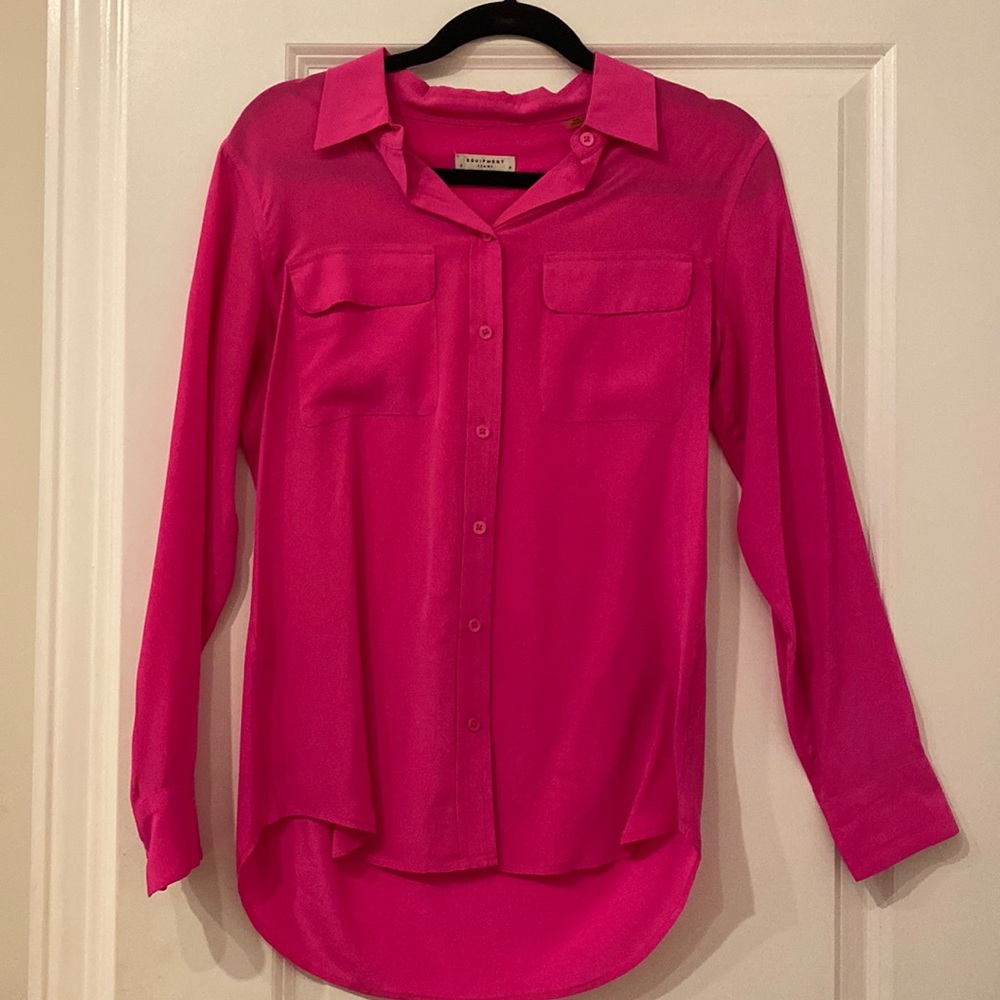 Equipment silk blouse